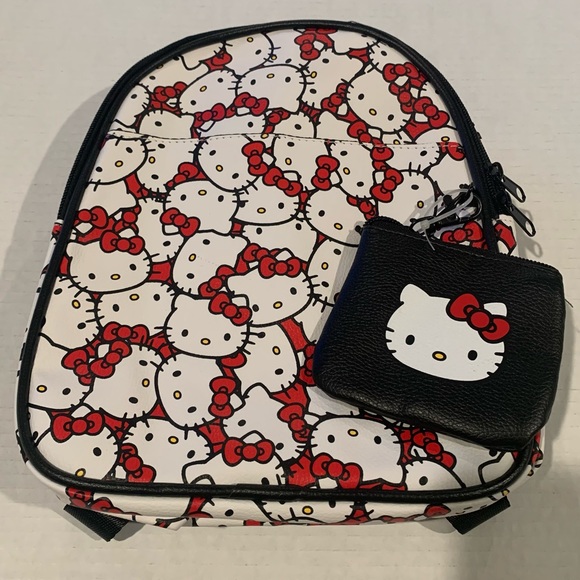 Sanrio Other - Sanrio’s Hello Kitty Allover Print Backpack w/ coin pouch with adjustable straps